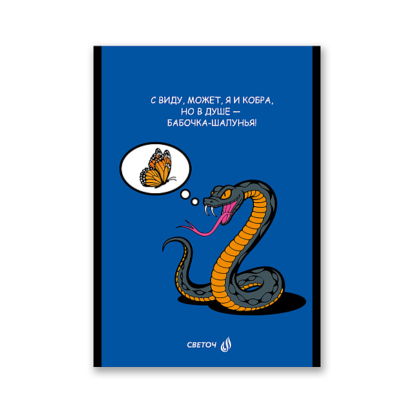 Блокнот А5 48 л. кл. "В лунном свете" на скобе,   01735 "Светоч"