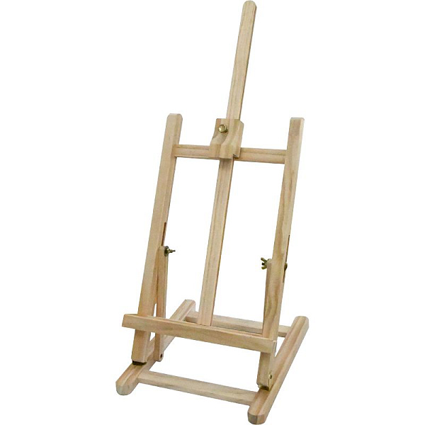 Мольберт художественный "deVENTE. ART" настольный, деревянный, 23x25x59 см, максимальная высота холста 43 см, с возможностью регулировки угла наклона, в картонной коробке