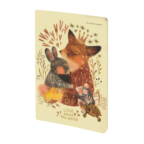 Тетрадь BV А5 40 л. кл. "ЛЮБОВЬ, КАК ОНА ЕСТЬ" А5, Bruno Visconti 