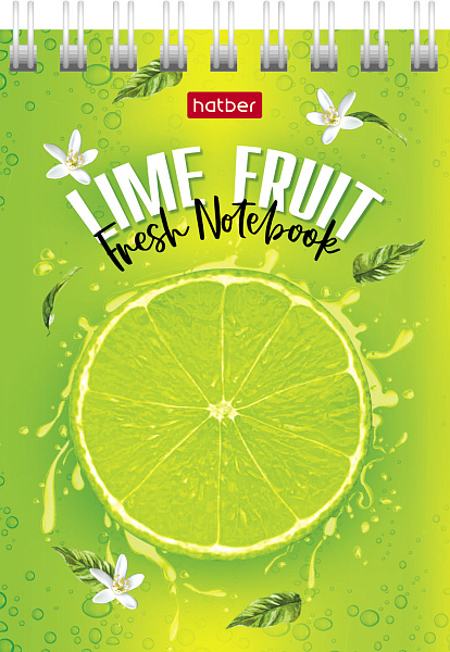 Блокнот А7 40 л. на гребне "Сладкое настроение" клетка, обл. мел.картон 