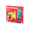Пластилин 12 цв. ErichKrause Jolly Friends классический, со стеком, 216 г 