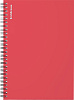 Тетрадь 80 листов в клетку пластиковая обложка на спирали "Reef", коралловый, ErichKrause А5 