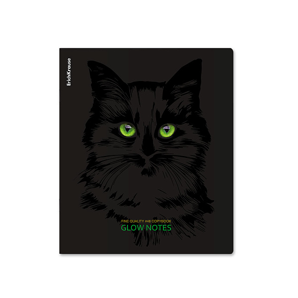 Тетрадь 48 листов в клетку "Gaze", ламинация soft-touch+выборочный УФ-ла ErichKrause_MIX-PACK