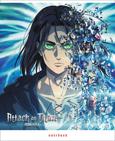 Тетрадь 48 л. кл. "Атака Титанов- Выпуск №2" на скобе, скругл.углы 