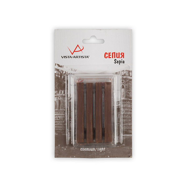 Сепия светлая 4 шт."VISTA-ARTISTA" бл./уп