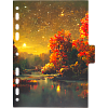 Разделитель листов "deVENTE. Nature" A5 (160x210 мм) ламинированный мелованный картон 210 г/м2, с рисунком, 5 шт, индивидуальная упаковка