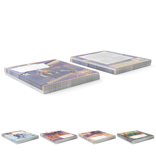 Тетрадь 24 листа в линию "Робоспорт" ErichKrause (в плёнке по 10 шт.)_MIX-PACK