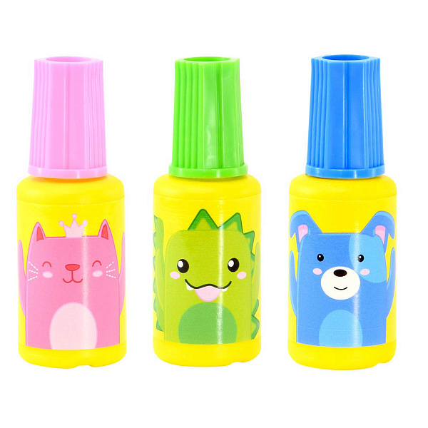 Клей ПВА 20 г. с кист. быстросох. "Каляка-Маляка" смывается водой, универсальный