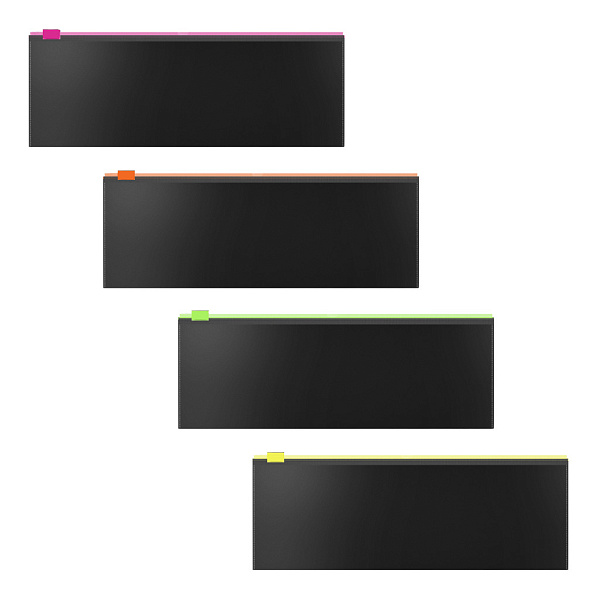 Папка на молнии Zip-пакет ErichKrause® Matt Accent, 190х70мм, ассорти