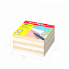 Блок бумаги  9*9*5см ErichKrause запасной 2 цвета: белый, персиковый