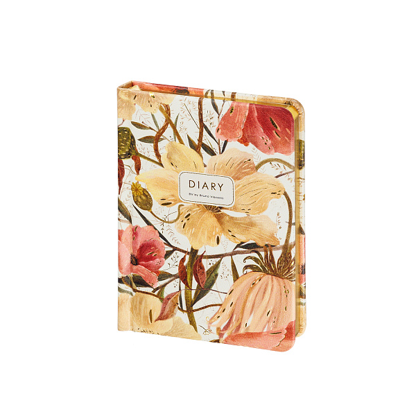 Ежедневник недат А6+ "FLORA.Цветочная страсть"