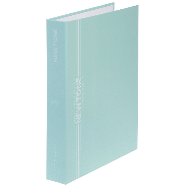 Тетрадь на кольцах А5 80 листов в клетку "НЬЮТОН ПАСТЕЛЬ" Зеленый нефрит 80г/кв.м Обл. мел.картон Софт тач  ламинация СОФТ ТАЧ в индив.упак.