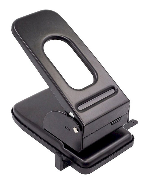 Дырокол на 70 листов, черный, WORKMATE