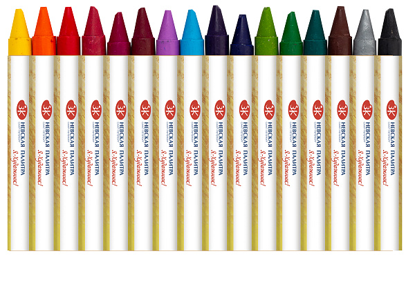 Мелки восковые 16 цв. "Я - Художник!" к/к