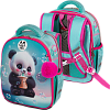 Рюкзак школьный "deVENTE. Junior. Yummy Panda" жесткий 35x27x13 см (14 л) вес 800 г, 1 отд. на молнии с разделителями для учебников, с органайзером, 1 отделение для формата A4, 2 боковых кармана сеточкой на резинке, эргономичная формоустойчивая спинк