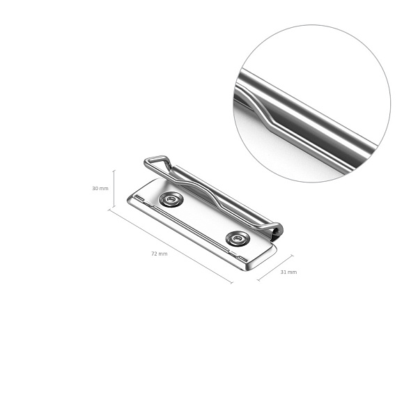 Планшет с зажимом А5 ErichKrause Classic, черный