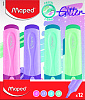 Маркер-текстовыделитель Maped FLUO PEP'S CLASSIC с блестками, пастель, 1-5мм, в дисплее