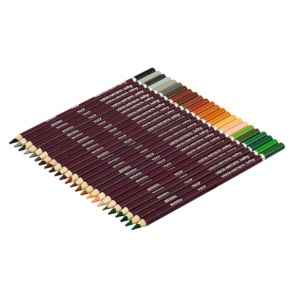 Карандаши 72 цв. "VISTA-ARTISTA" "Gallery"   заточенный, подарочная упаковка