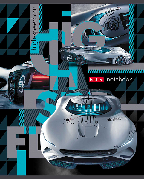 Тетрадь 40 л. кл. "В мире авто" 65г/кв.м 