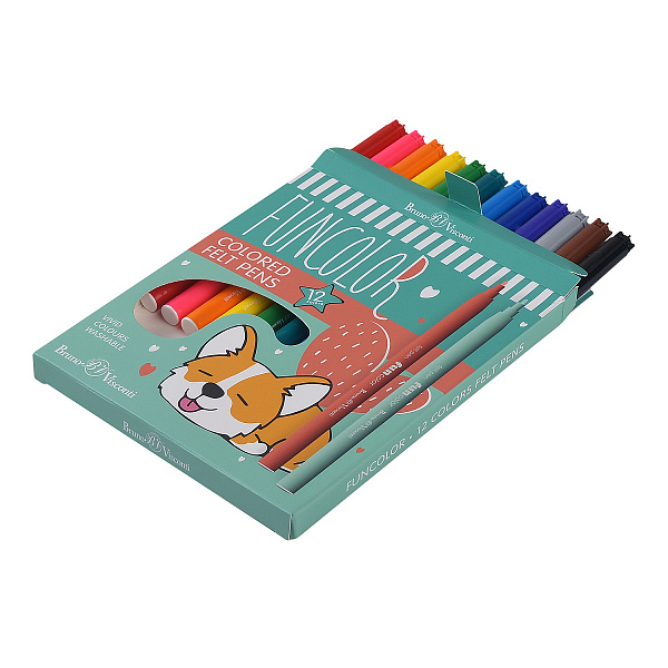 Фломастеры 12 цв. "FUNCOLOR"