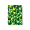 Записная книжка А6 80 л. кл. на гребне "Зелёный оазис" 01189  "Светоч"