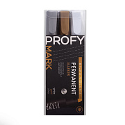 Набор маркеров перм. 3 шт. "PROFYMARK" БЕЛЫЙ/ЗОЛОТОЙ/СЕРЕБРЯНЫЙ 