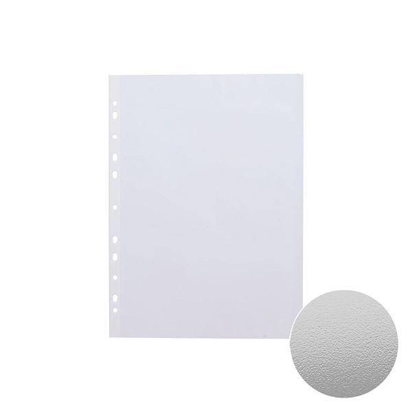 Набор перфофайлов пластиковых ErichKrause® Glossy Clear, 60 мкм, A4, прозрачный (в пакете по 100 шт.)