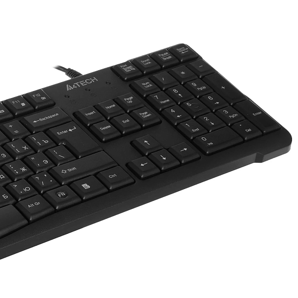 Клавиатура A4Tech KR-750 черный USB 