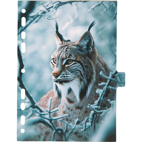 Разделитель листов "deVENTE. Nature" A5 (160x210 мм) ламинированный мелованный картон 210 г/м2, с рисунком, 8 шт, индивидуальная упаковка