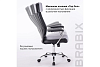 Кресло офисное BRABIX "Flight EX-540", хром, экокожа, сетка, черное