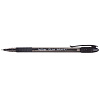 Ручка шариковая 0,7 мм Hatber Q.line Черная с колпачком и клипом игольч.пишущ.узел на масл.основе с 