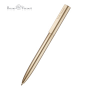 Ручка "TORINO" в подарочном футляре, 1,0 ММ, СИНЯЯ (корпус шампань, футляр черный)