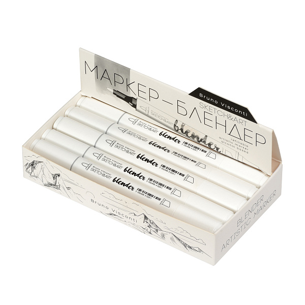 СКЕТЧ МАРКЕР 2-х ст. "SKETCH&ART" БЛЕНДЕР