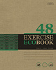 Тетрадь 48 листов в линию "Экобук" 60-65г/кв.м на скобе КРАФТ 5 диз.в блоке скругл.углы