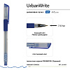 Ручка шариковая 0,7 мм "UrbanWrite.Moon" С ЧЕРНИЛАМИ НА МАСЛЯНОЙ ОСНОВЕ СИНЯЯ