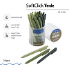 Ручка шариковая автомат. 0,7 мм "SoftClick.Verde" СИНЯЯ (3 цвета корпуса)