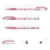 Ручка шариковая ErichKrause ColorTouch® Colibri, цвет чернил синий 