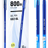 Ручка гелевая 0,5 мм Deli MaX  корп.синий чернила син.