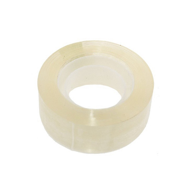 Клейкая лента 19мм*22м INDEX прозрачный (спайка 8шт)