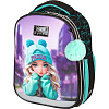 Рюкзак школьный "deVENTE. Choice Lite. Paris Girl" жесткий 38x29x17 см (17 л) вес 800 г, 1 отделение на молнии с разделителями для учебников, 1 отделение с органайзером, 2 боковых кармана сеткой на резинке, эргономичная формоустойчивая вентилируемая 