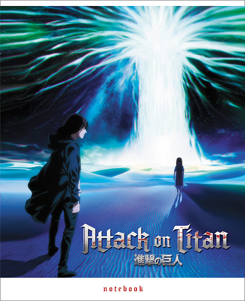 Тетрадь 48 л. кл. "Атака Титанов- Выпуск №2" на скобе, скругл.углы 