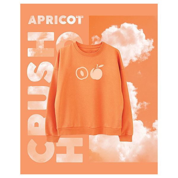 Тетрадь А5 48 листов в клетку, BG "Apricot", обложка мелованный картон, матовая ламинация, 60 г/м2