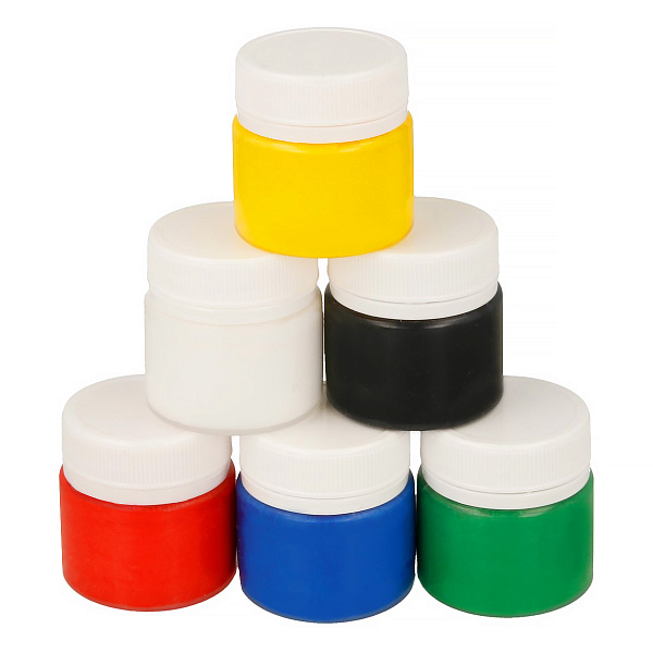 Набор красок по ткани и коже 6 цв. х  20 мл . "VISTA-ARTISTA"   idea   