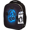 Рюкзак школьный "deVENTE. Choice Lite. Headphones" жесткий 38x29x17 см (17 л) вес 800 г, 1 отд. на молнии с разделителями для учебников, 1 отделение с органайзером, 2 боковых кармана сеткой на резинке, эргономичная формоустойчивая вентилируемая спинк
