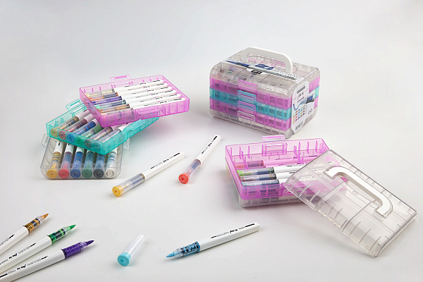 Набор маркеров-кистей акриловых "SKETCH&ART" 24 ЦВ., УВЕЛИЧЕННЫЙ ОБЪЕМ