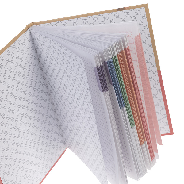 Бизнес-блокнот А5 80 л. кл. тв.переплет "Весенняя романтика" 167х216мм 5-цв. блок запечат. форзац мат.ламин.