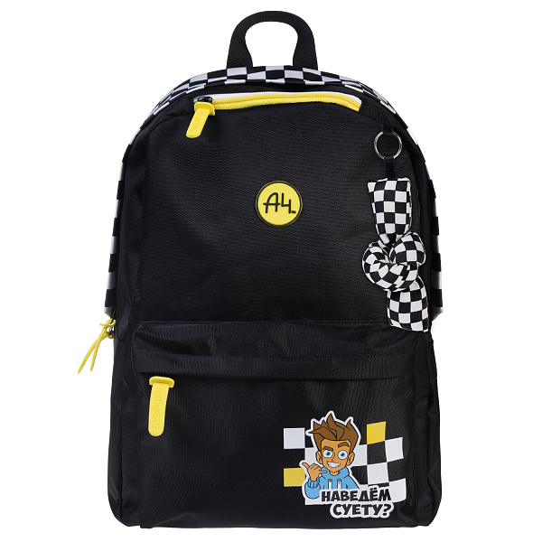 Рюкзак Hatber "SIMPLE. Влад А4", 42 х 29 х 14 см, полиэстер 1 отделение, 2 кармана, объем 17 литров