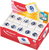 Ластик Maped Essentials Soft, мягкий, в дисплее 
