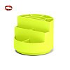Подставка настольная вращающаяся пластиковая ErichKrause® Mini Burger, Neon Solid, желтая