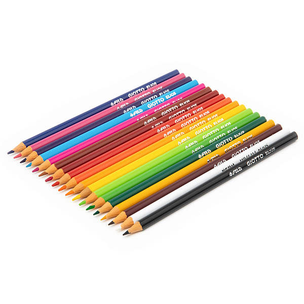 Карандаши 18 цв. "Giotto" ELIOS, полимерные, трехгранные, заточенный